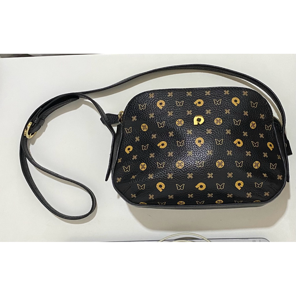 Preloved Tas Papilon K3439 Hitam