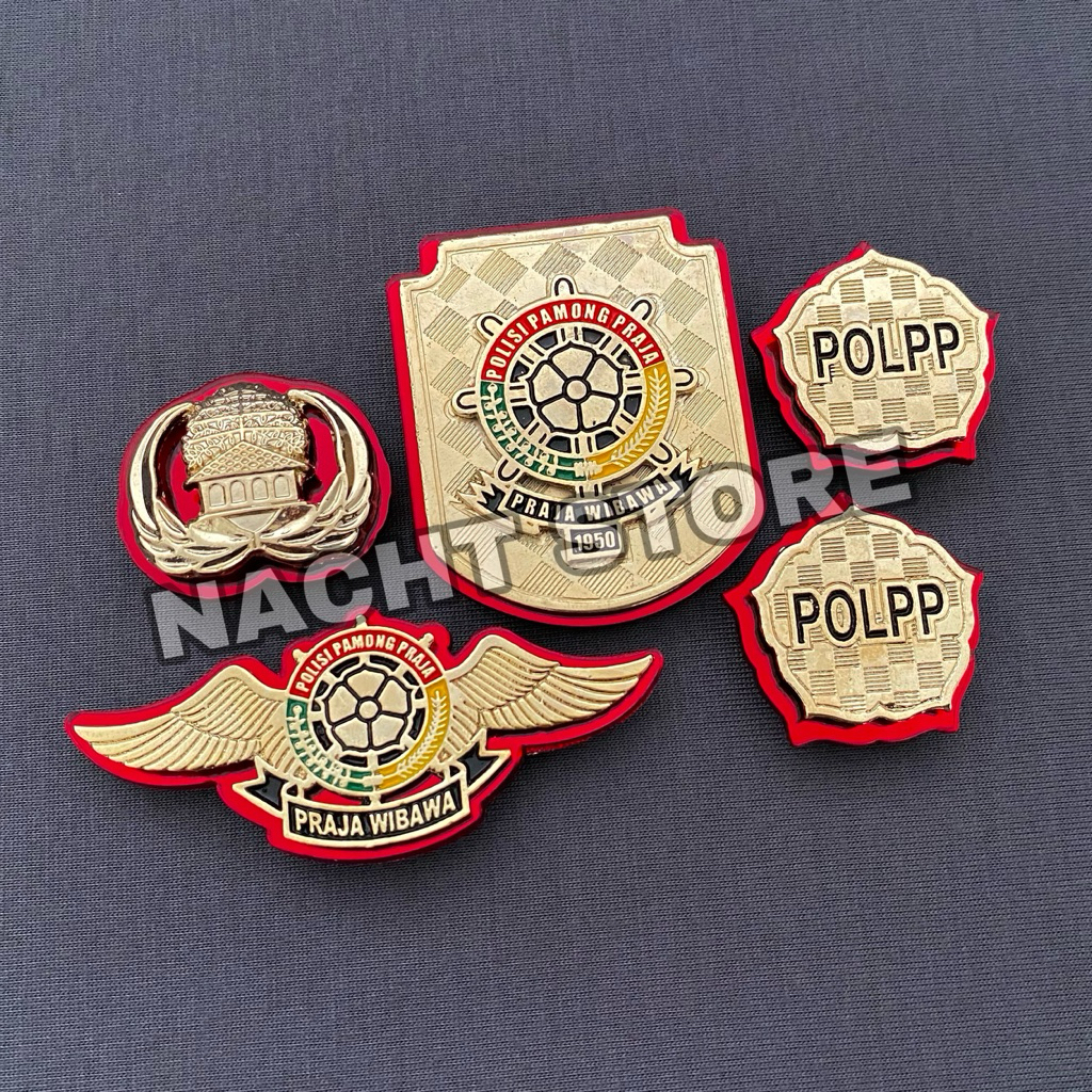 ATRIBUT SATPOL PP PREMIUM / ATRIBUT POL PP PREMIUM / SET PIN SATPOL PP PREMIUM / SET PIN POL PP PREM