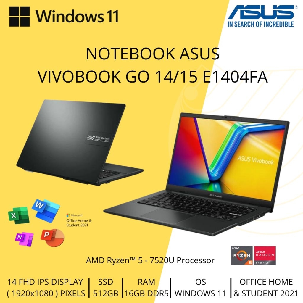 ASUS VIVOBOOK GO 14/15 E1404FA