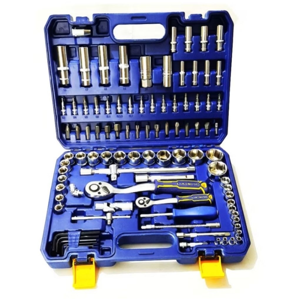 KUNCI SOK SET JETJO LAKONI PRO 1/4-1/2 ISI 94 PCS/ SOCKET  SET LAKONI 94 PCS