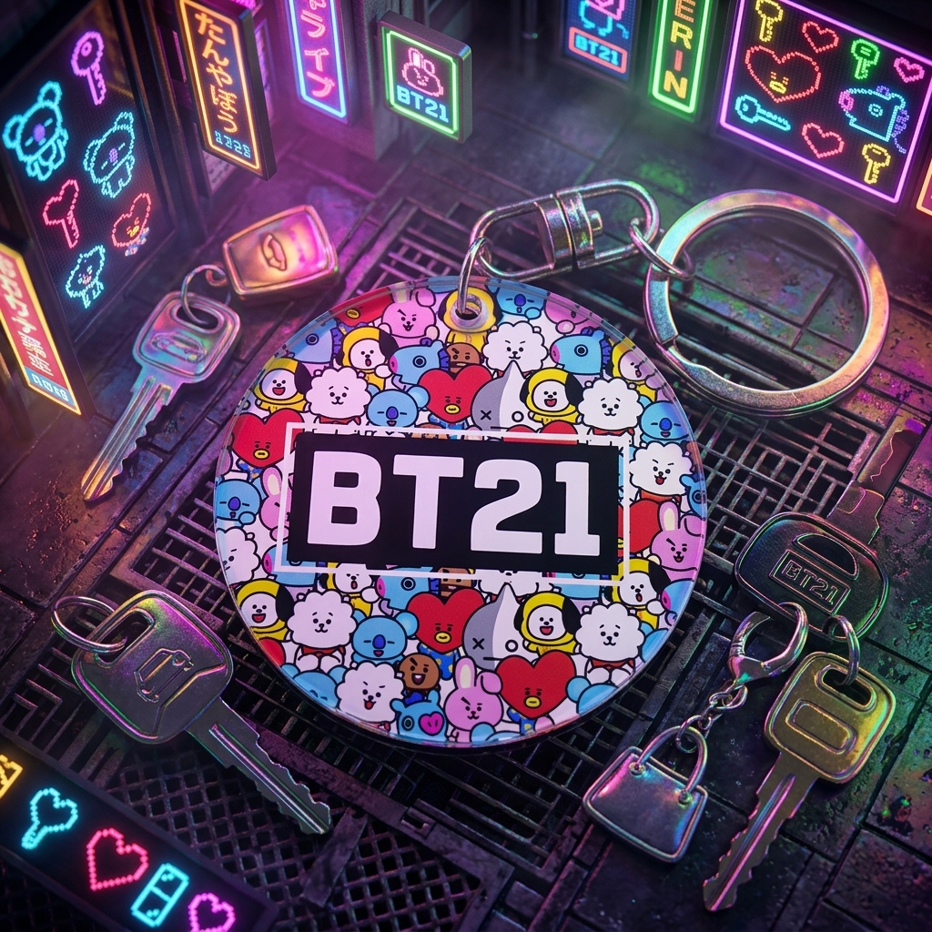 Gantungan Kunci Bts lucu Imut Kalirik Karakter