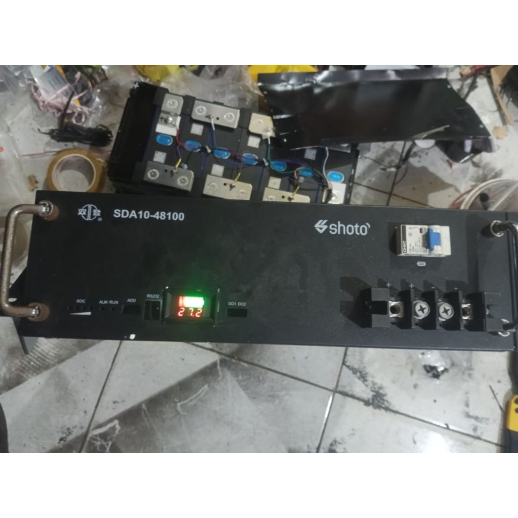 24v 200ah lifepo4 set bms + balancer + box + mcb