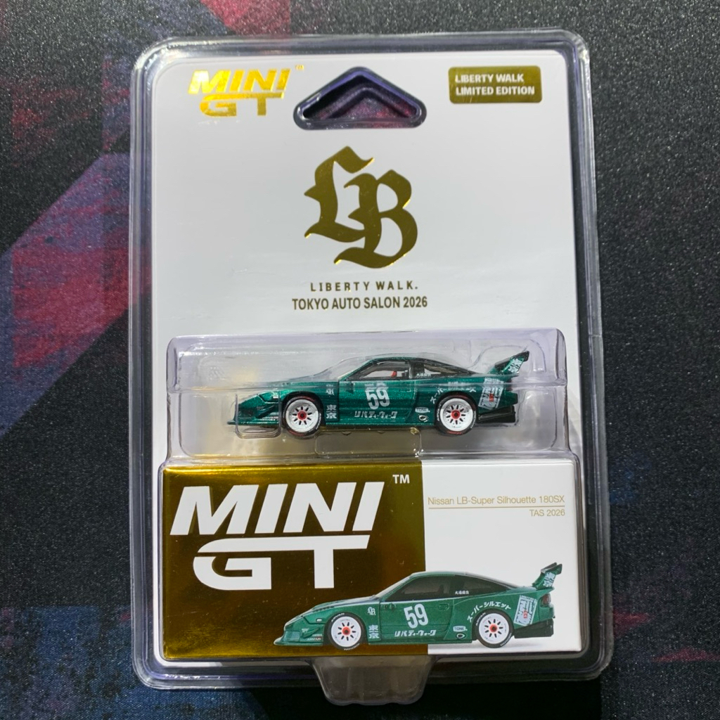 Mini GT Nissan LB-Super Silhouette 180SX Tokyo Auto Salon 2026