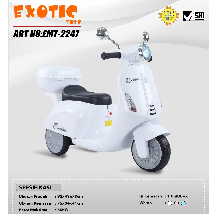 motor aki vespa exotic 2247 motor aki terbaru