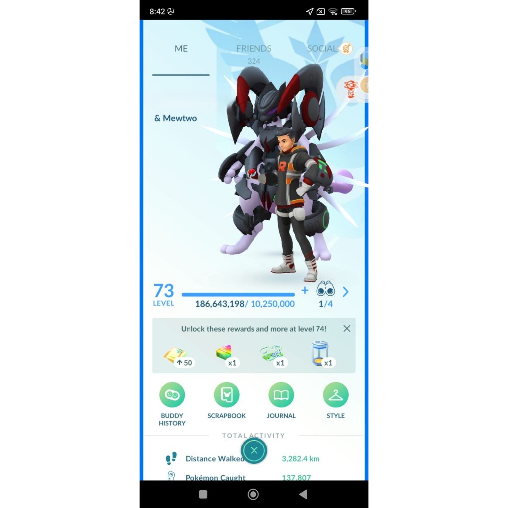 Paket Pokemon Go Level 73 Super Mystic