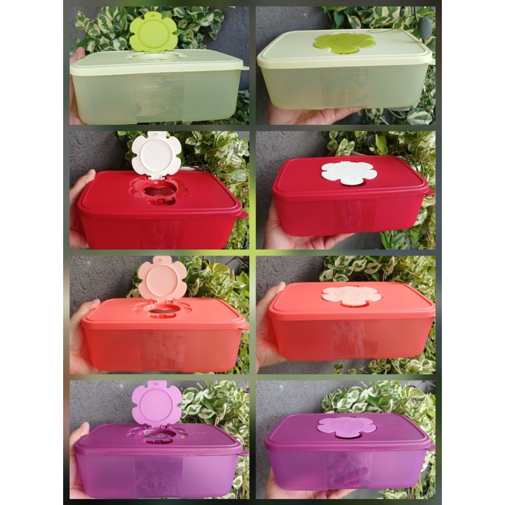 Tissue box tupperware / kotak tisu tupperware (1)