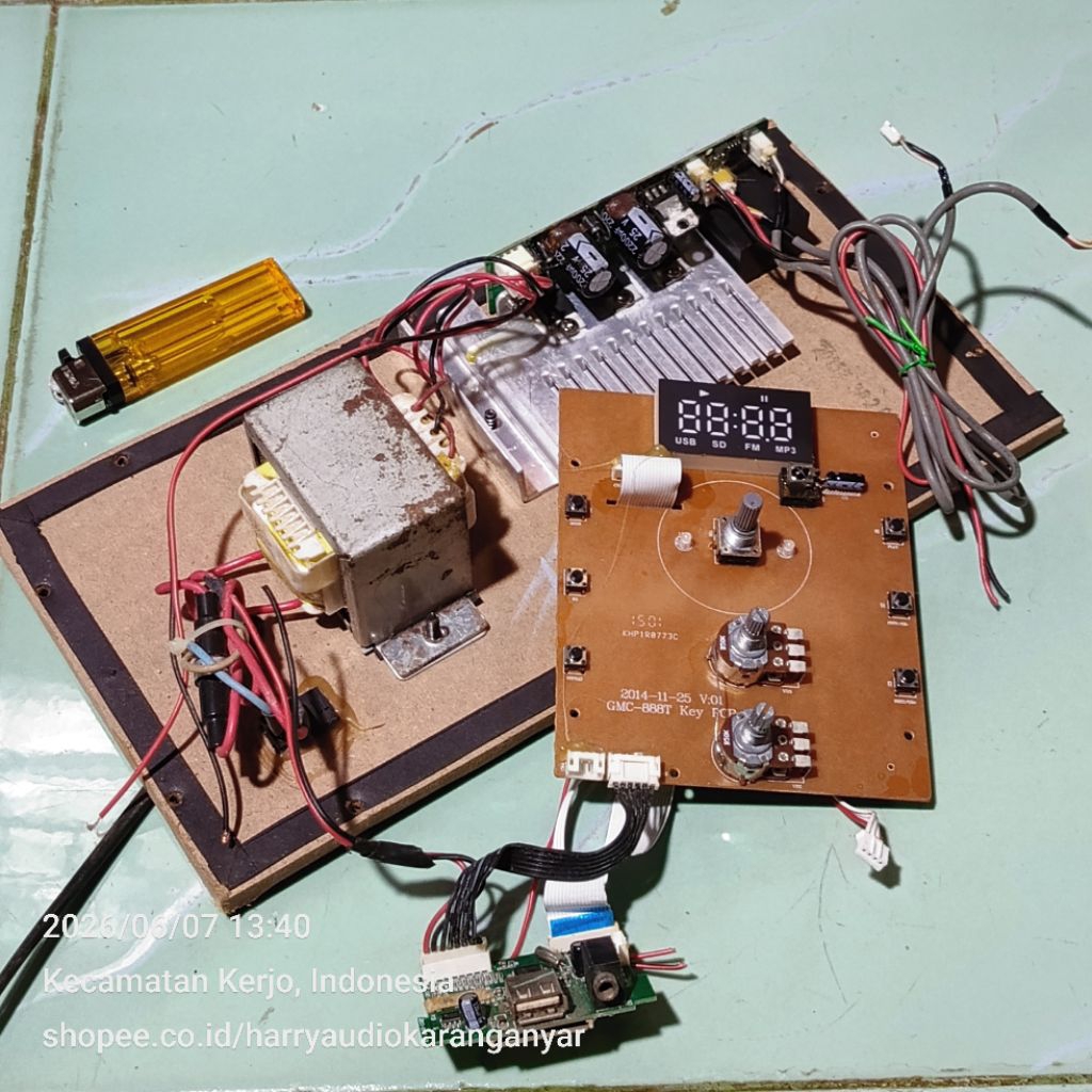 Trafo + Mesin Power 2.1 Lepasan GMC 888T – Trafo Normal Mesinnya Dengung