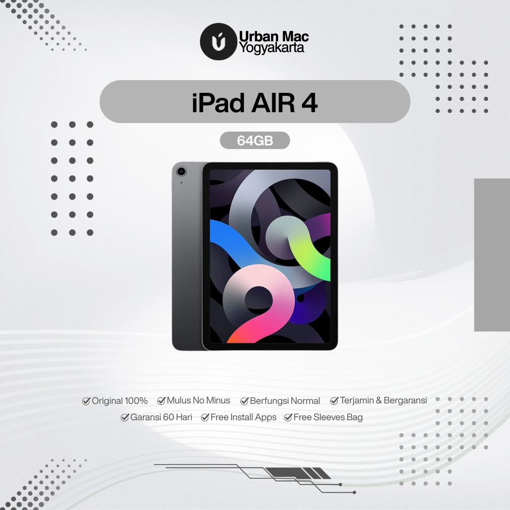 iPad Air 4 Second Like New Mulus Garansi 60 Hari Urban Mac Store Yogyakarta