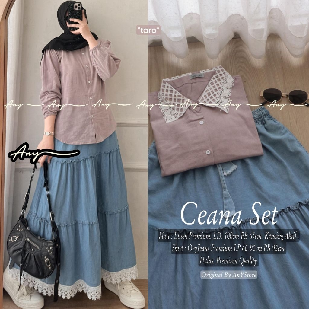 (Restock) setelan wanita dewasa Aqila ORI ANY store/ Naima/ Everly/ Ceana