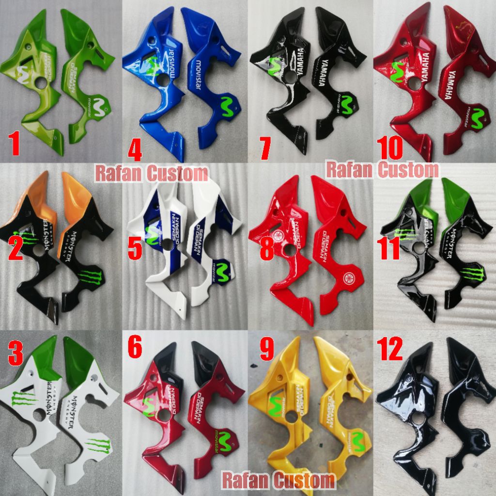 cover mesin step standar mx New 135