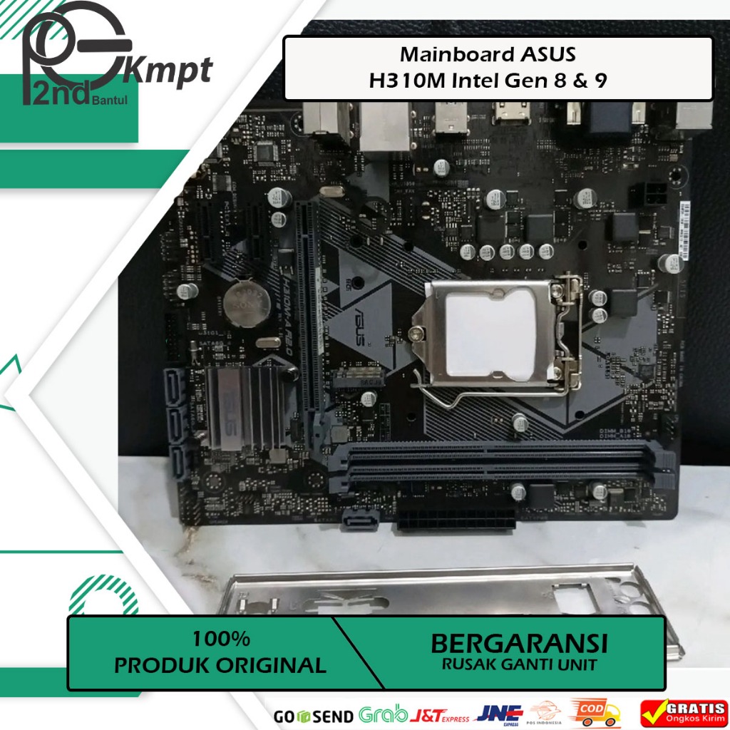 Mainboard Motherboard mobo ASUS H310M Intel Gen 8 & 9