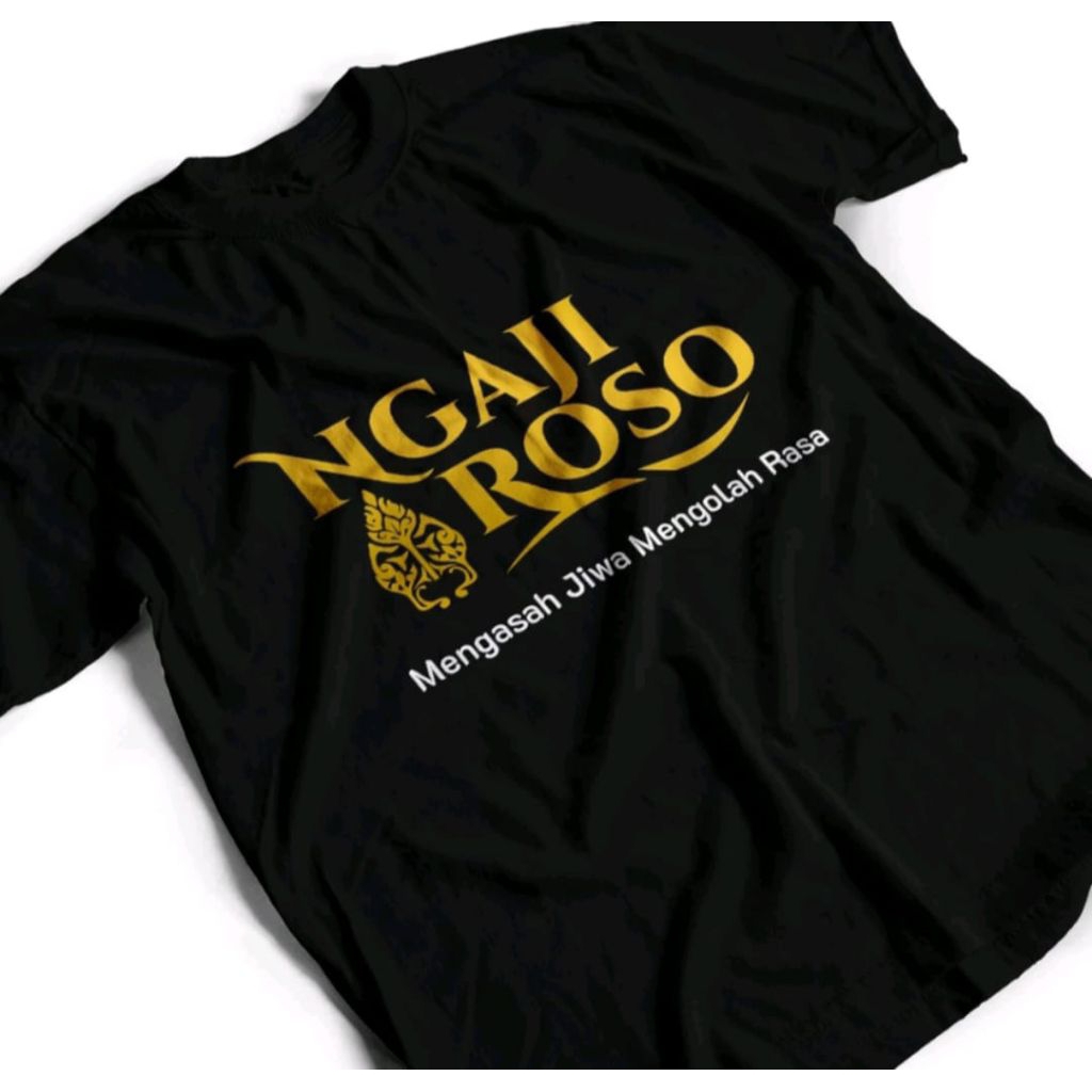 Kaos NGAJI ROSO keren / Kaos pria wanita / Kaos atasan terbaru cotton combat COD