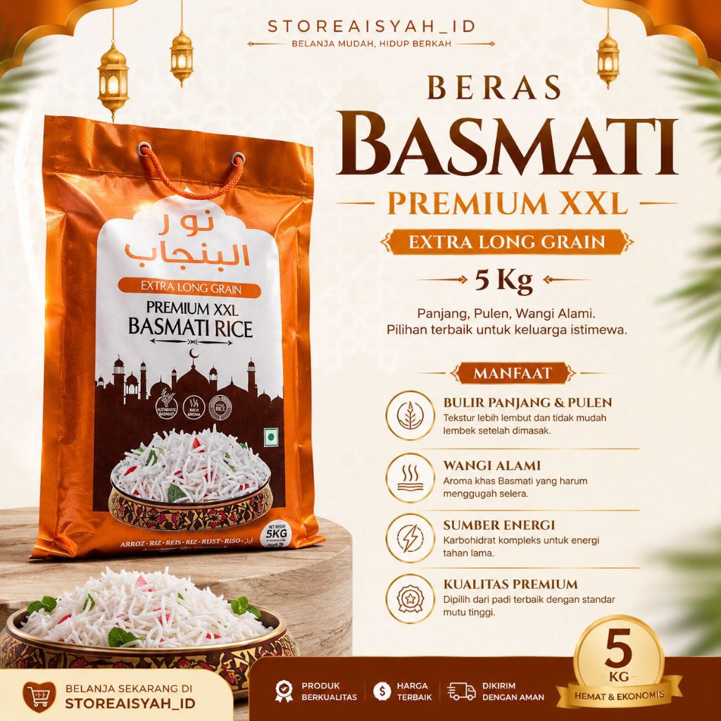 Beras basmati 5kg
