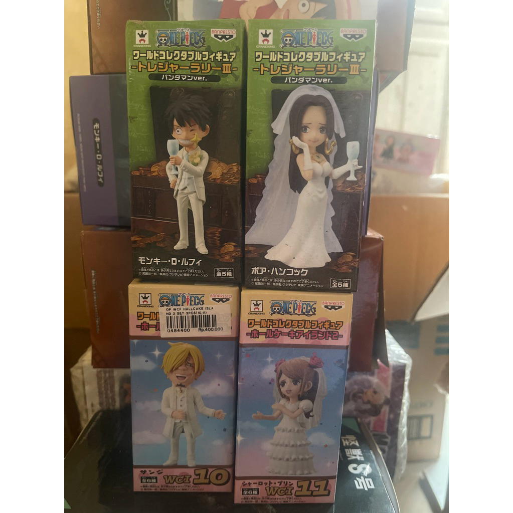 wcf luffy boa dan sanji pudding wedding