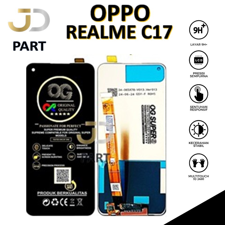 LCD TOUCHSCREEN REALME C17 ORIGINAL 100% FULLSET