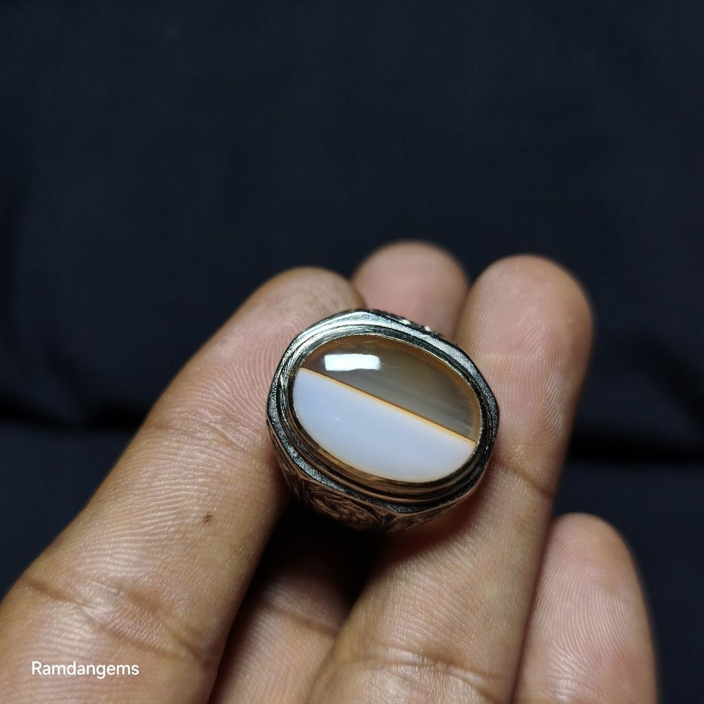 CINCIN BATU AKIK KENDIT KRISTAL
