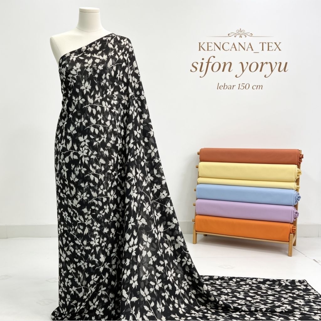 kain sifon yoryu - kain sifon motif - kain sifon yoryu motif - kain sifon yoryu premium - CL