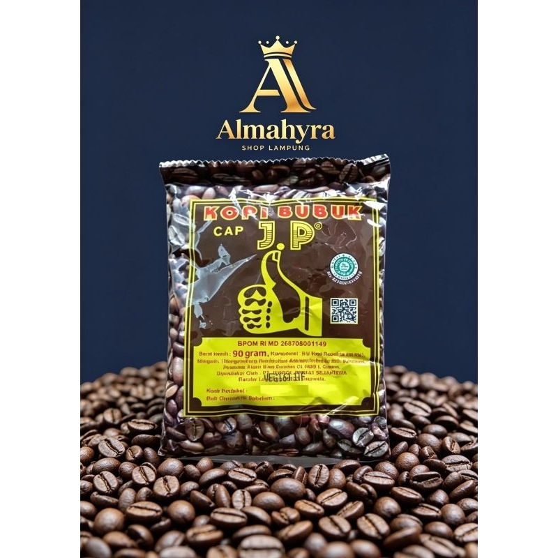 Kopi Bubuk Cap Jempol Asli Lampung 90 Gram