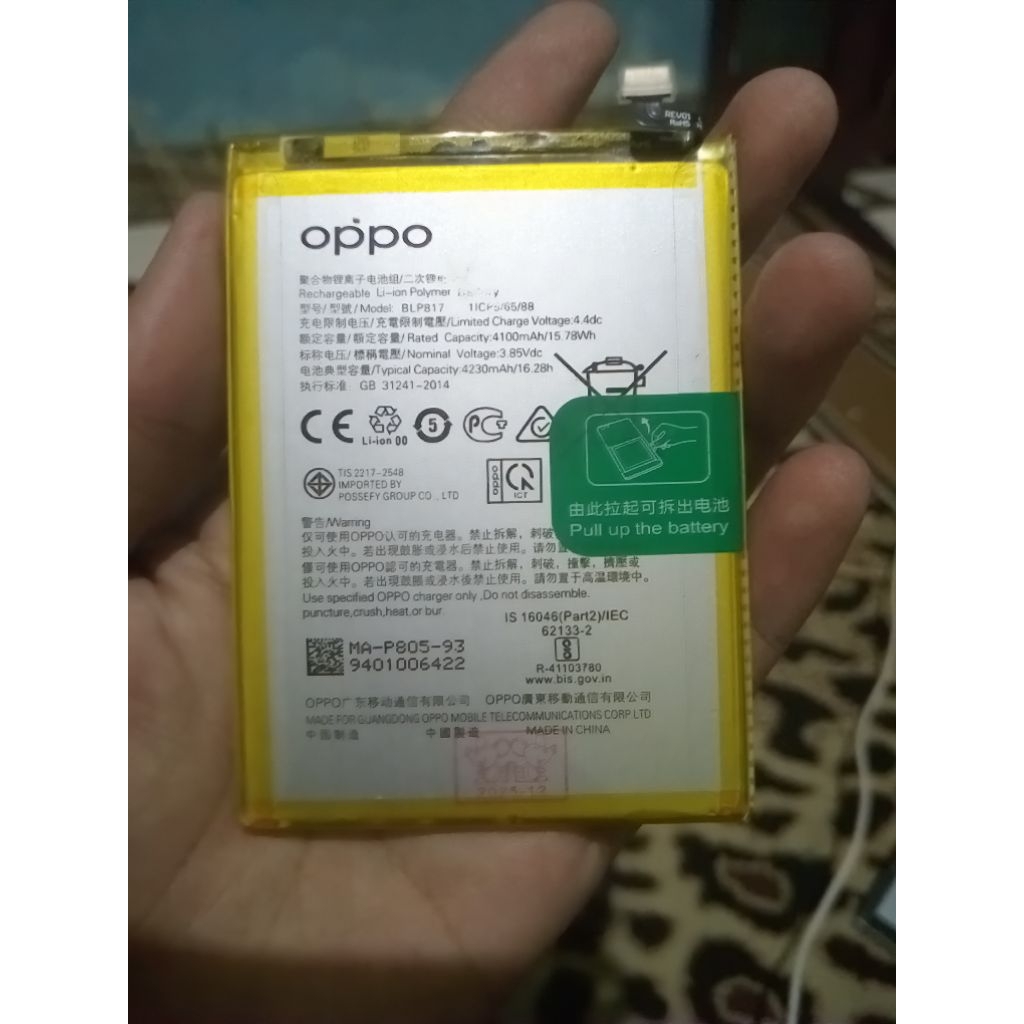 Baterai Oppo A15/A15s/A16