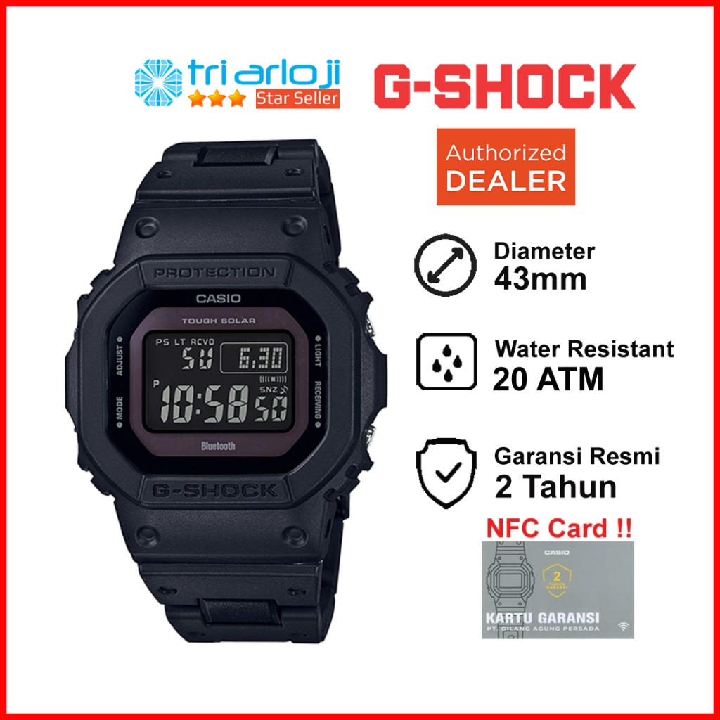 Casio G-Shock GW-B5600BC-1BDR Jam Tangan Pria Digital GSHOCK GWB5600BC GW-B5600BC-1B GW B5600BC 1BDR