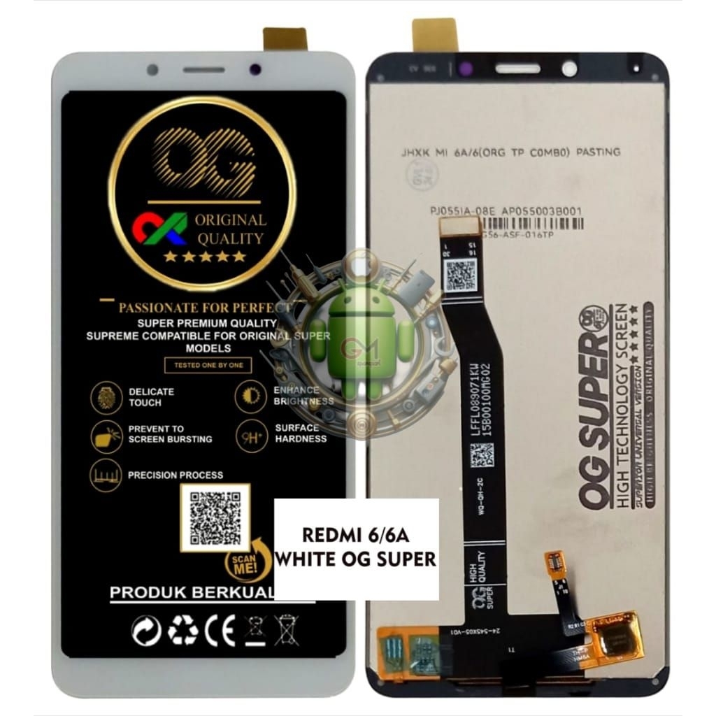 LCD REDMI 6A/LCD TOUCHSCREEN REDMI 6/6A FULLSET ORIGINAL