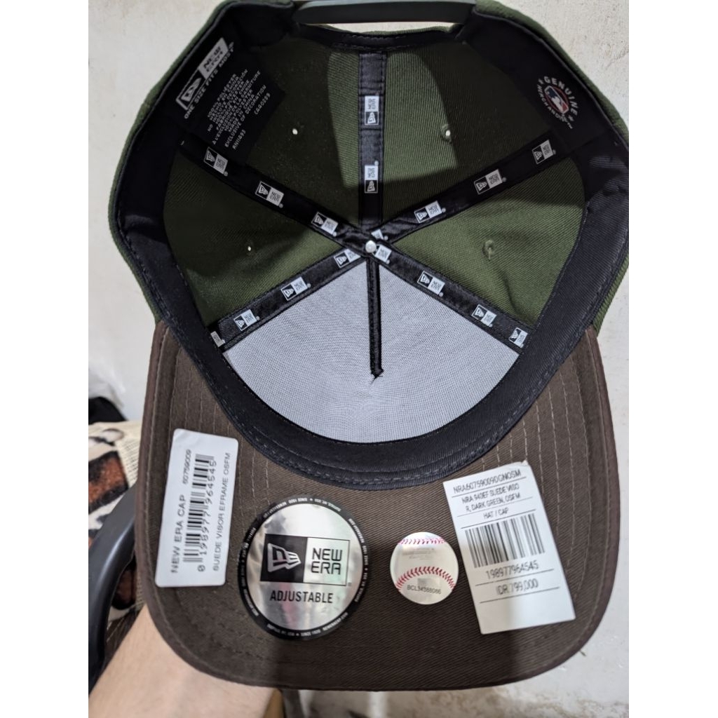 New Era 9FORTY E-Frame Suede Visor Los Angeles Dodgers Men's Caps - Rifle Green