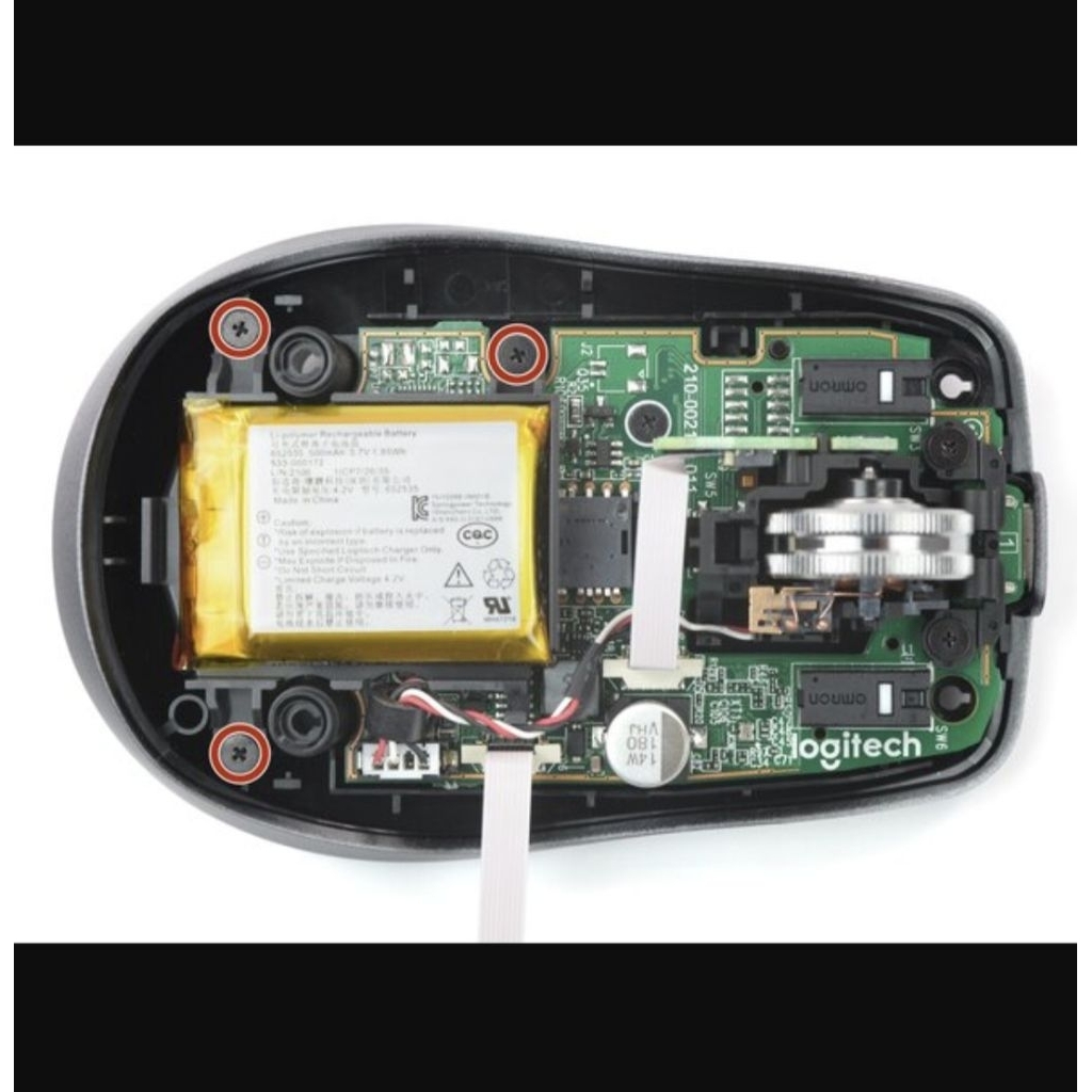 Baterai mouse MX anywhere 1000mah 1 2 2s 3 3s Upgrade lebih tahan lama