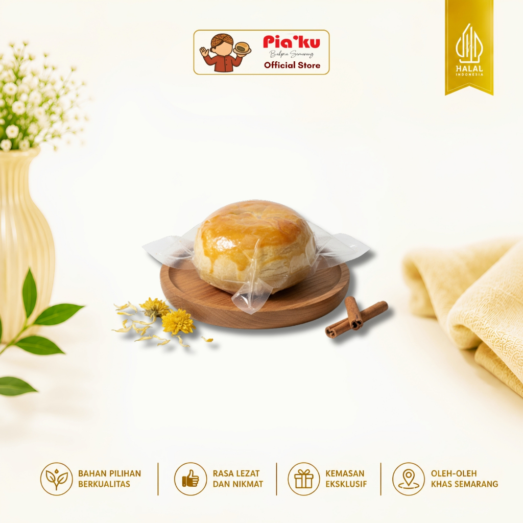 Bakpia Piaku Semarang - Kemasan Satuan Isi 1 Pcs Oleh-oleh Semarang