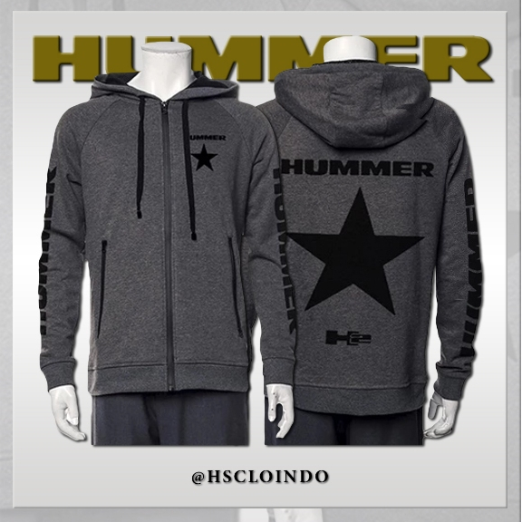Jaket Mobil XS-5XL HUMMER H2 SUV Military Jeep Limousine Adventure Cars Hoodie Zipper Resleting Baha