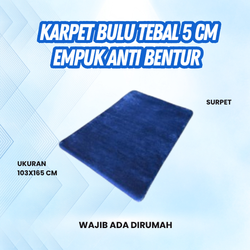 Karpet Surpet - Kasur Karpet Tebal 5 cm Empuk Serbaguna