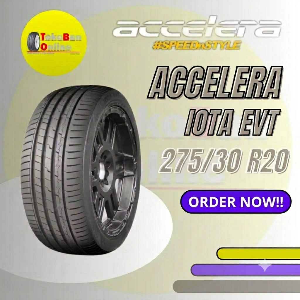 Ban Mobil Accelera 275/30 R20 275/30R20 275/30/20 27530 R20 27530R20 R20 R 20 IOTA EVT