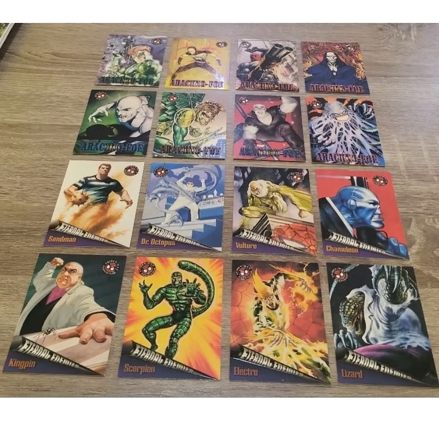 KARTU MARVEL SPIDERMAN PREMIUM 96/1996 MARVEL CHARACTERS/ORIGINAL/SUPER LANGKA/FLEER/SKYBOX/BACA DES