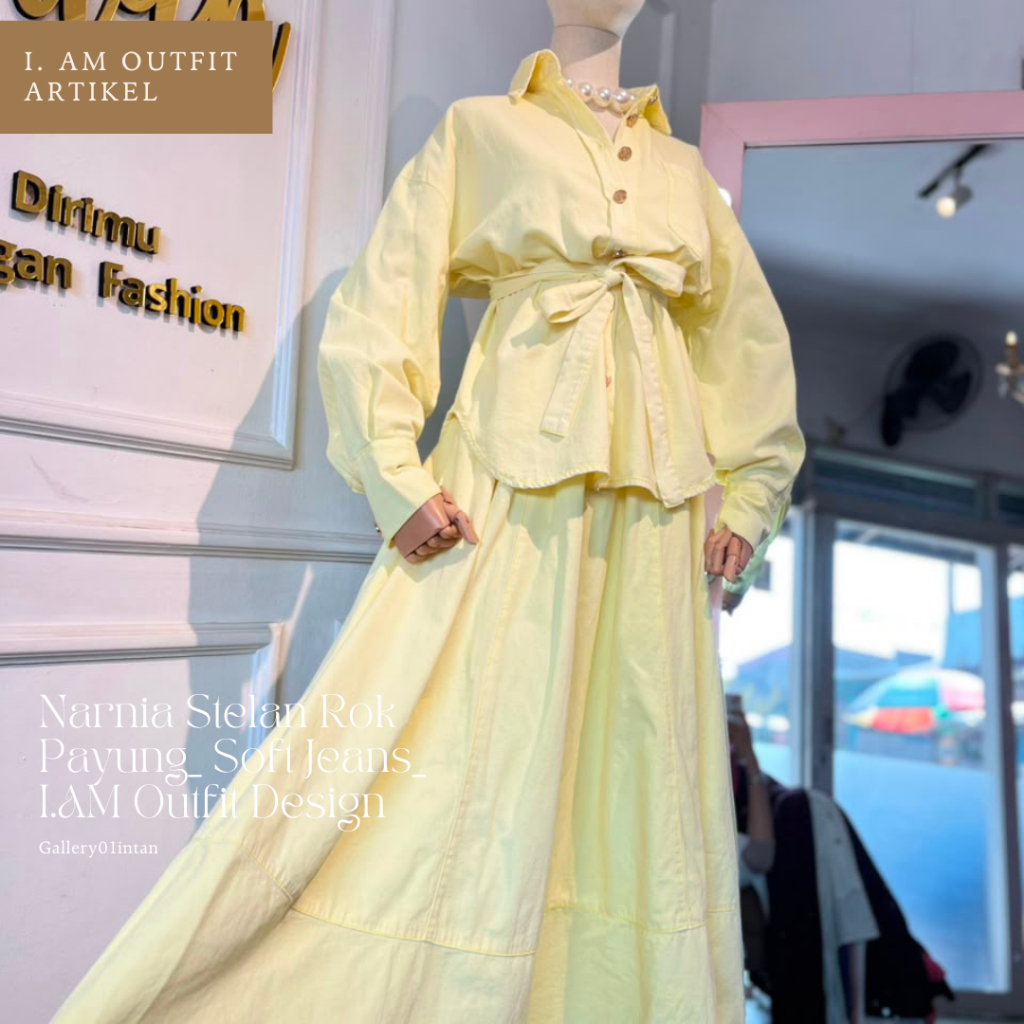 Narnia Stelan Rok Payung_ Soft Jeans_ I.AM Outfit Design