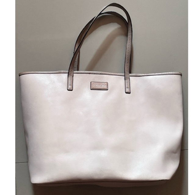 preloved coach totebag blush pink