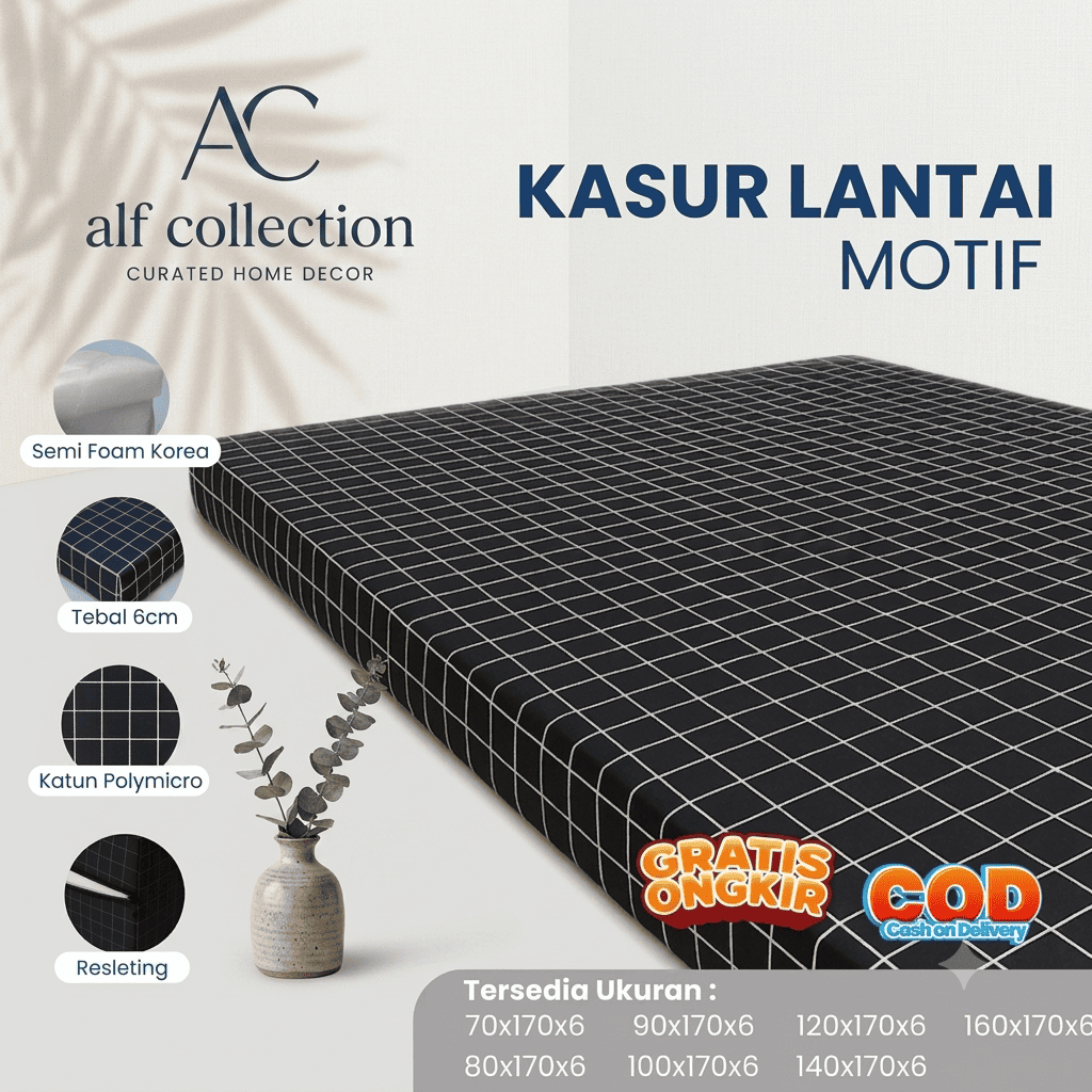 KASUR LANTAI LIPAT DAKRON PREMIUM JUMBO