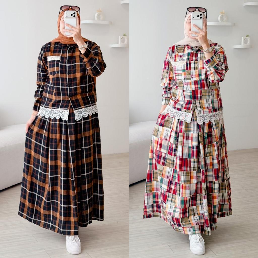 LuxuryFashion READY SETELAN WANITA ZINKA SET ROK PREMIUM BY GAGIL FASHION BEST SELLER