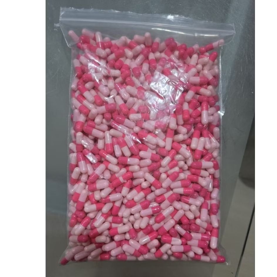 CANGKANG KAPSUL 0 WARNA SOFTPINK isi 1000 kapsul