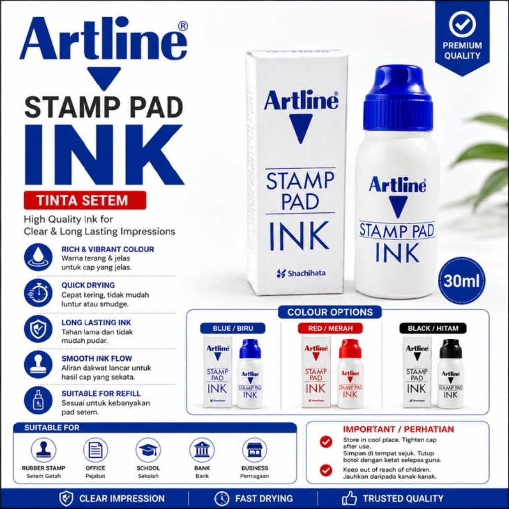 Stamp Pad Ink Artline