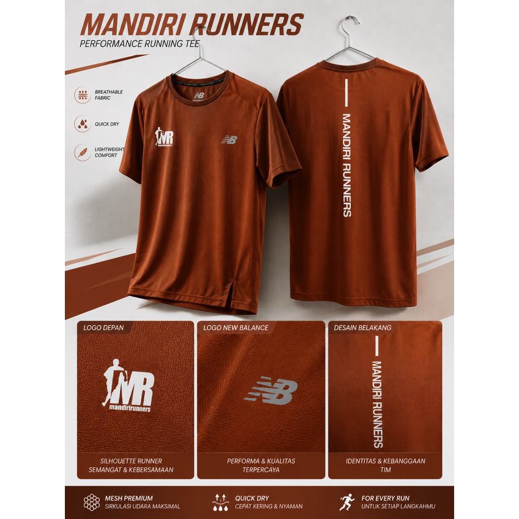 Jersey Running Official Mandiri Runners