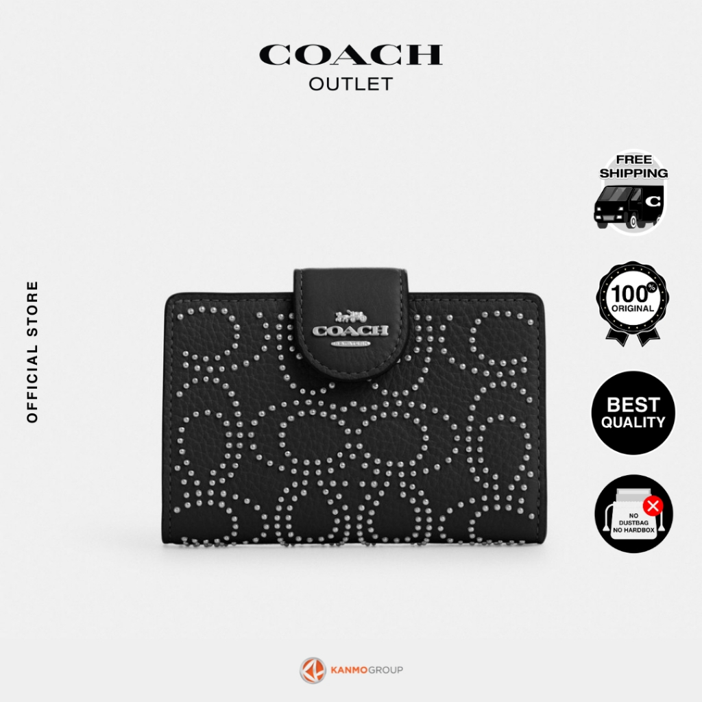 Coach Medium Corner Zip Wallet - Dompet Wanita