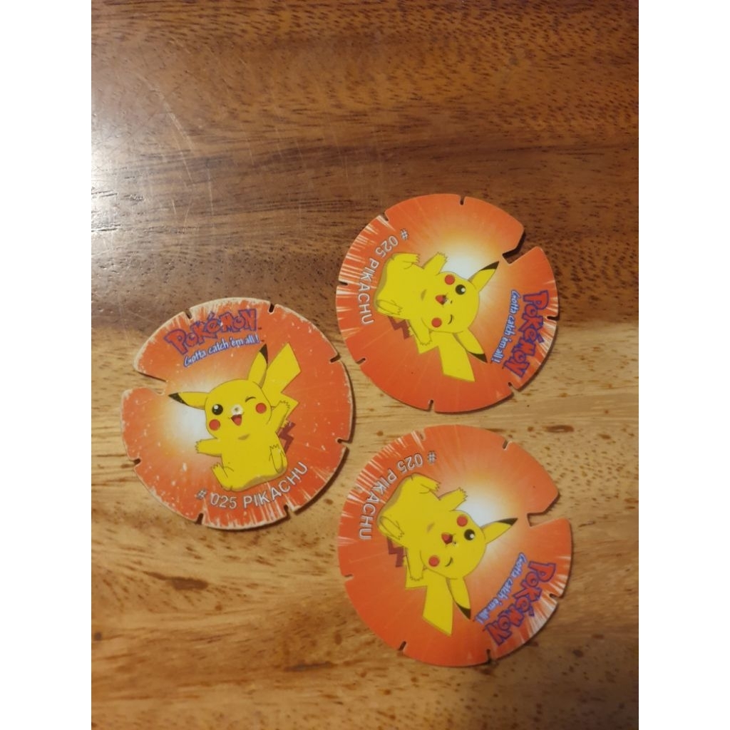 Tazos Spin Pokemon Pikachu