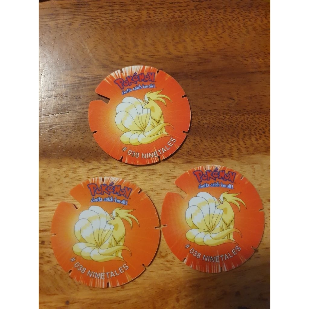 Tazos Spin Pokemon Ninetales