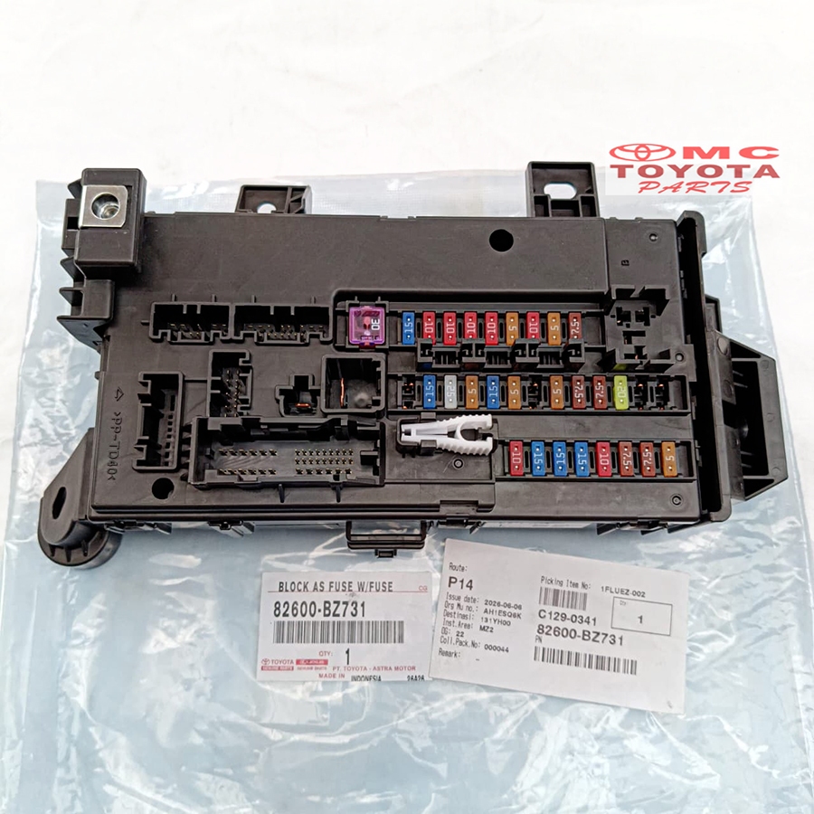 Box Sekring Grand New Avanza Veloz Great Xenia Kode L Original 82600-BZ731 Fuse Box Sekring Sikring 