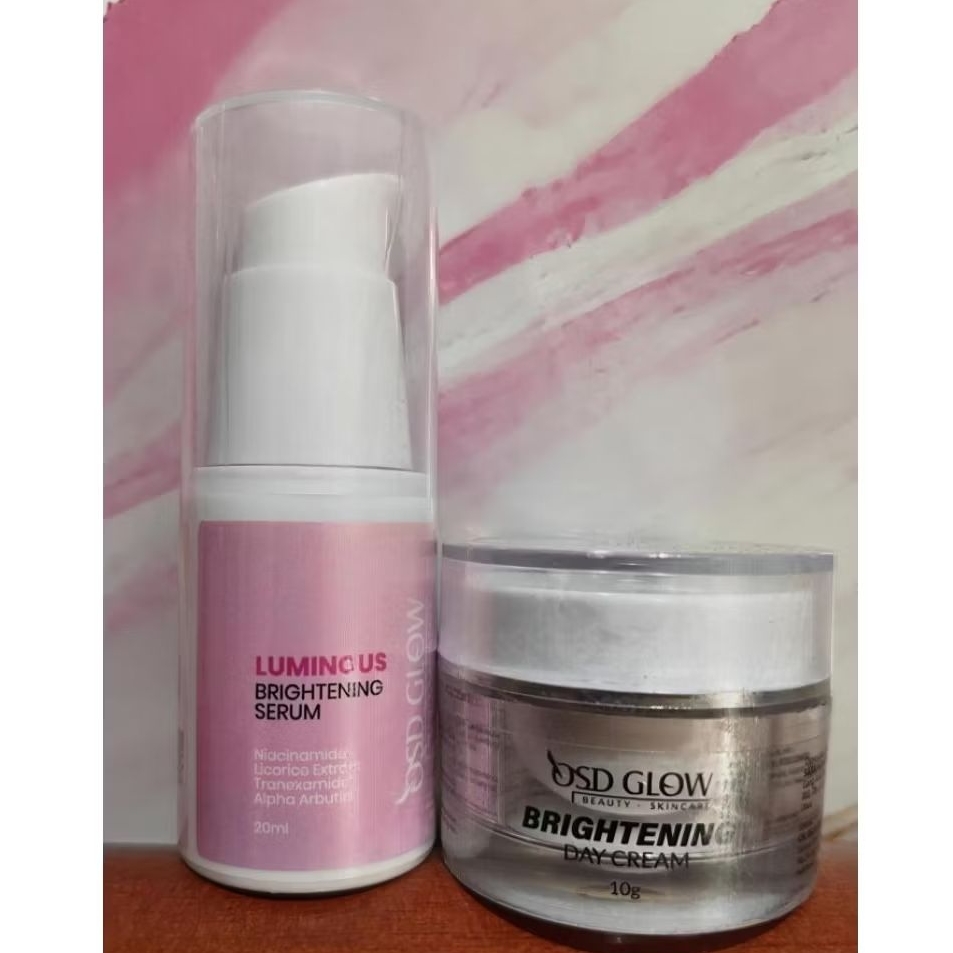 PAKET SERUM LUMINOS+DAY CREAM REBORN OSD GLOW OLLA SKIN DAILY