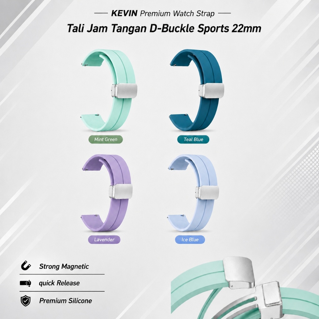 Tali Jam Tangan Zeblaze Stratos 4 3 Pro Ultra - Strap Smartwatch Magnetic Buckle 22mm QR5S