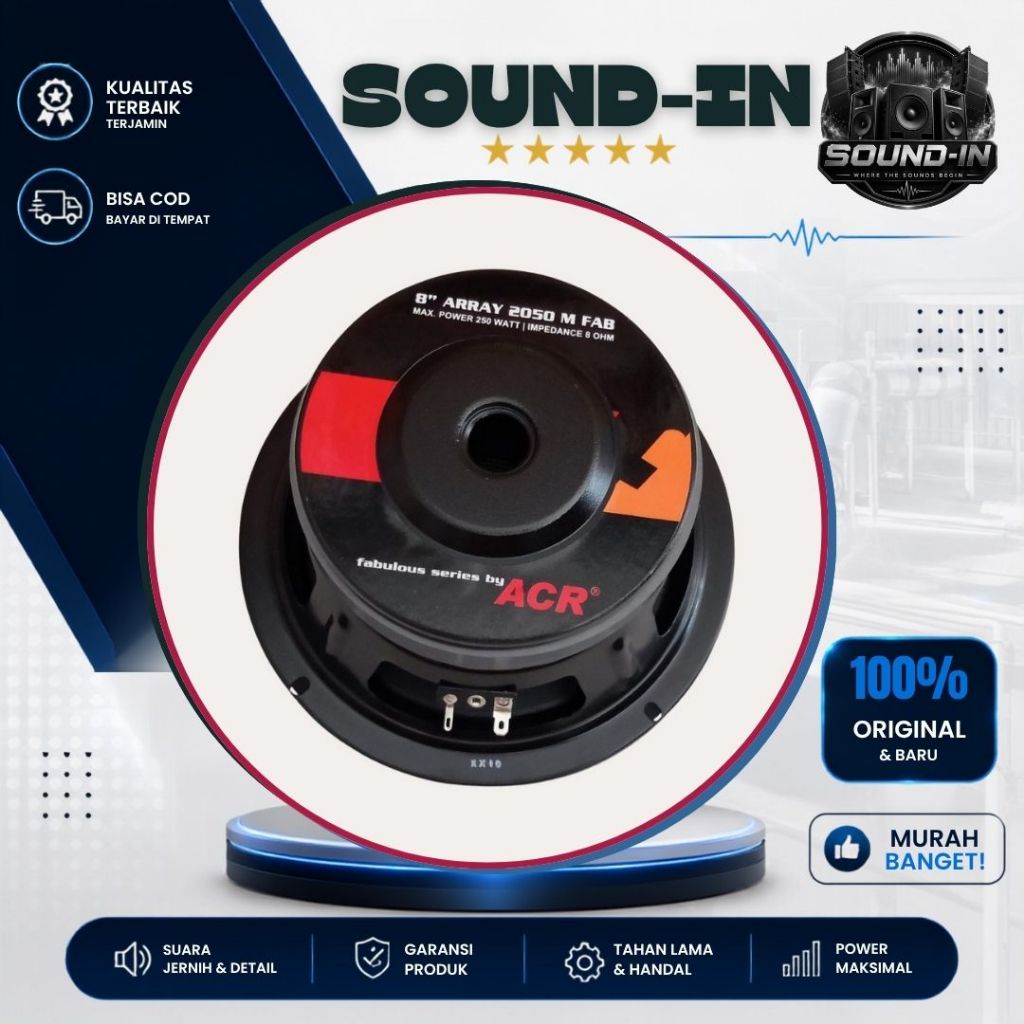 Speaker ACR Fabulous 8 Inch 2050 M Array