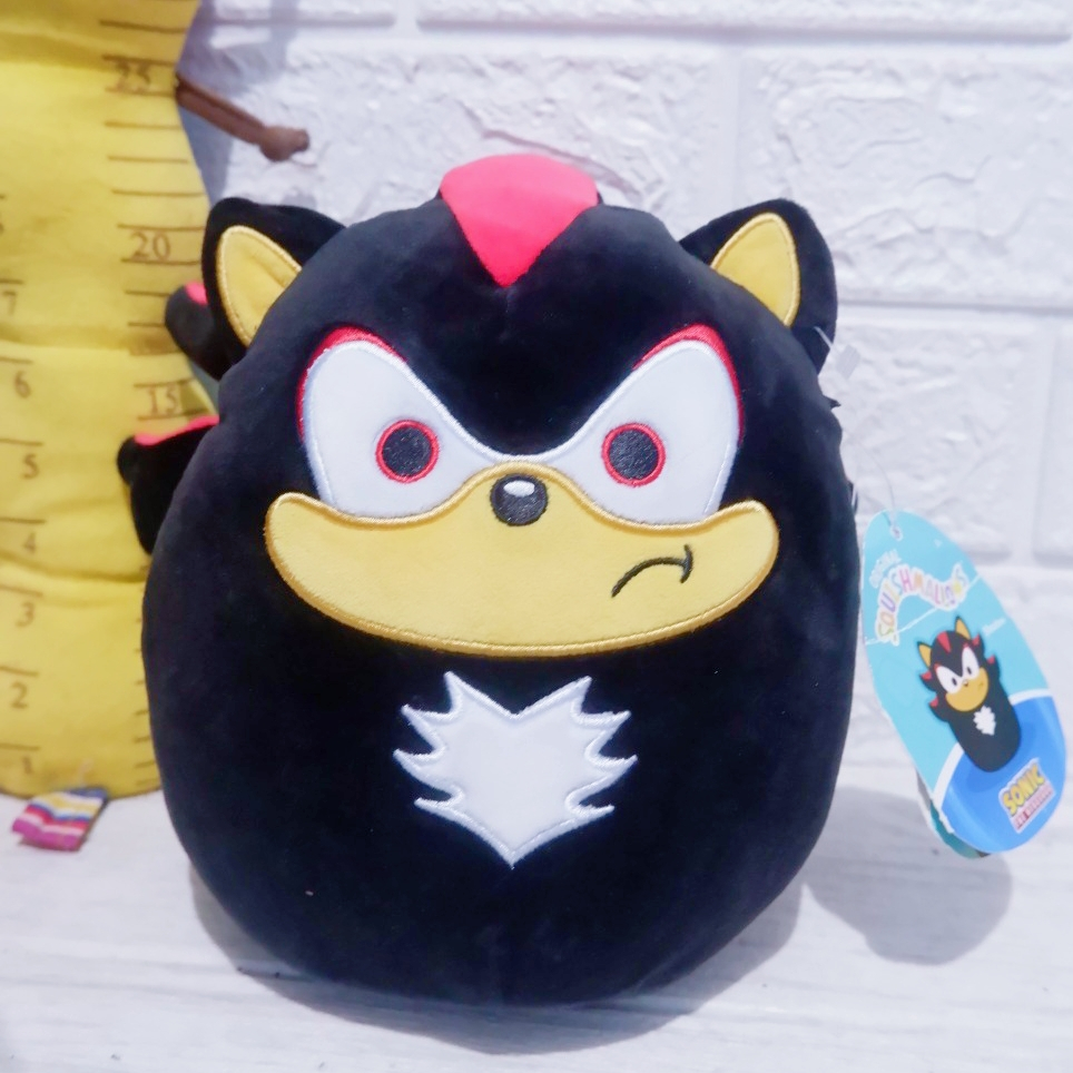 Boneka Sonic Shadow The Hedgehog Squishmallows Original