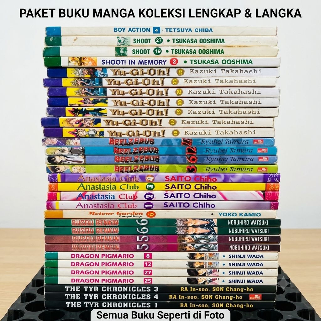 KOMIK BUSOU RENKIN DRAGON PIGMARIO THE TYR CHRONISLES BOY ACTION METEOR GARDEN ANASTASIA CLUB BEELZE