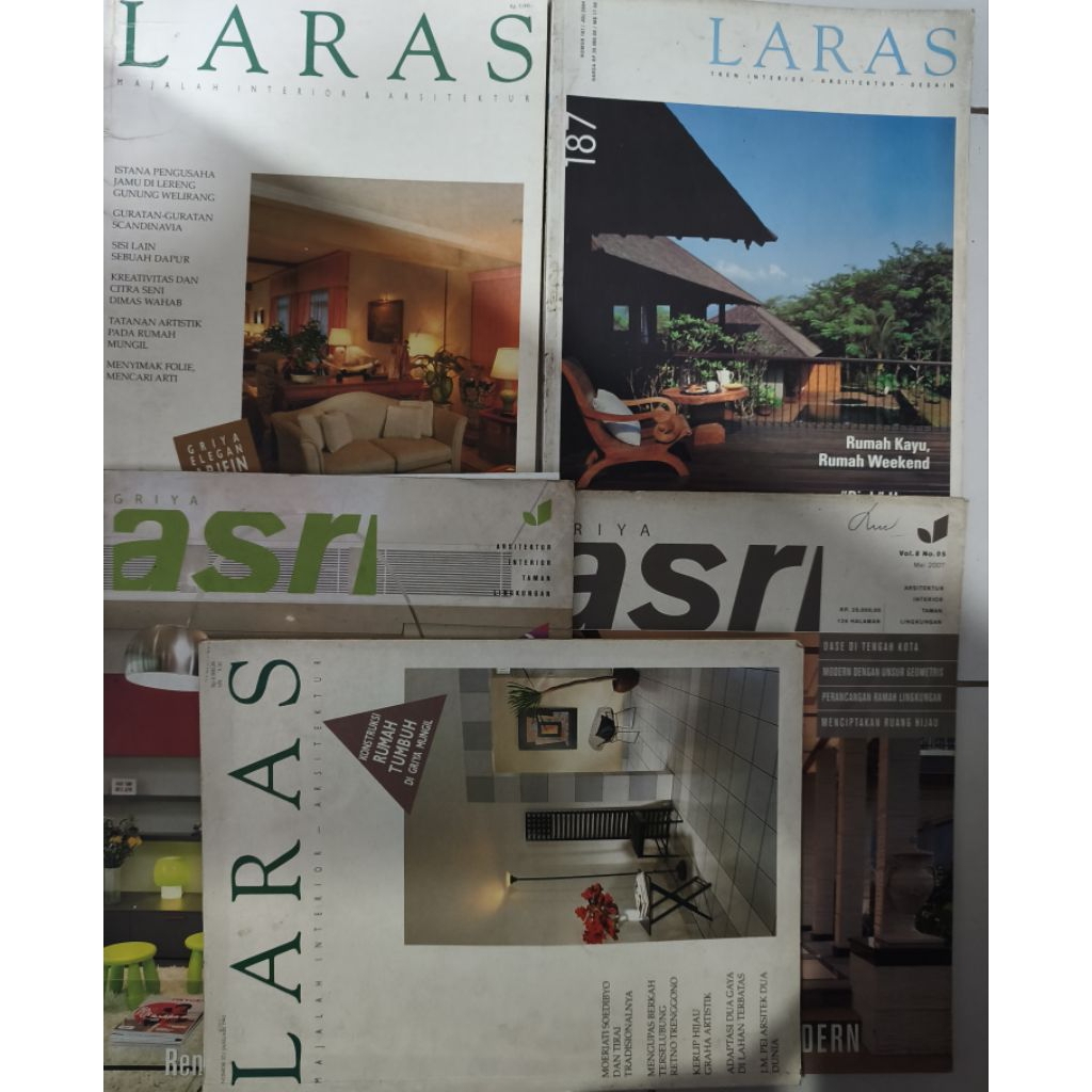 MAJALAH GRIYA ASRI DAN LARAS BEKAS
