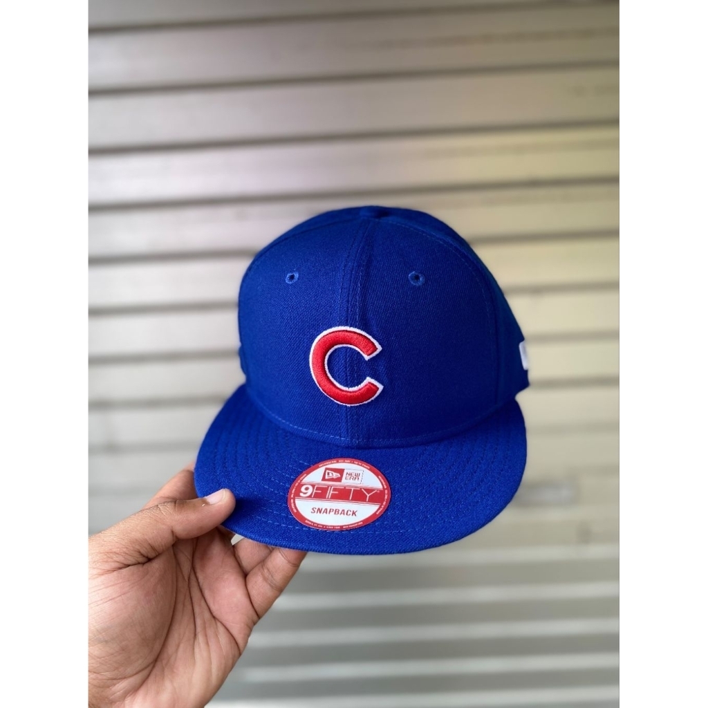 Topi Second Branded Original Snapback New Era Chicago Cubs C